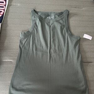 LOFT Women's Olive Tank Top
